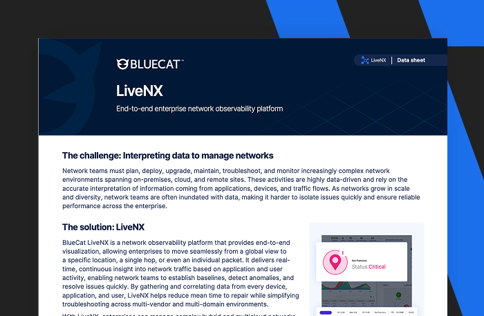 LiveNX Data Sheet